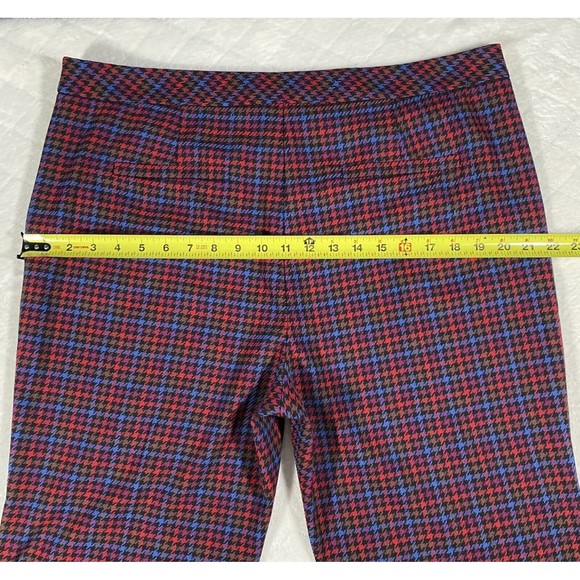 Trina Turk Willis 2 Pant Trousers Career Punk Plaid Stretch Women's Plus Sz 14 - Picture 6 of 10